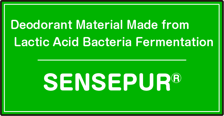 “Deodorant Material Made from Lactic Acid Bacteria Fermentation”SENSEPUR®
